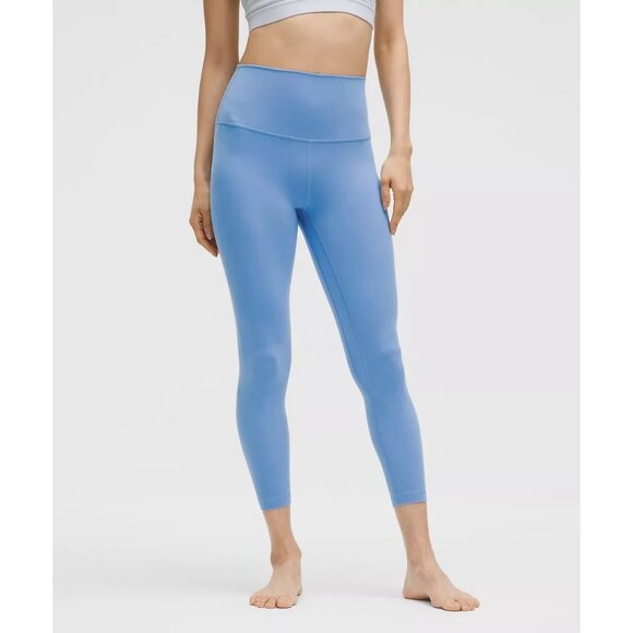 Lululemon Pants - Lululemon Athletica Womens Align Crop Leggings Size 12 Pool 23" Inseam High Rise